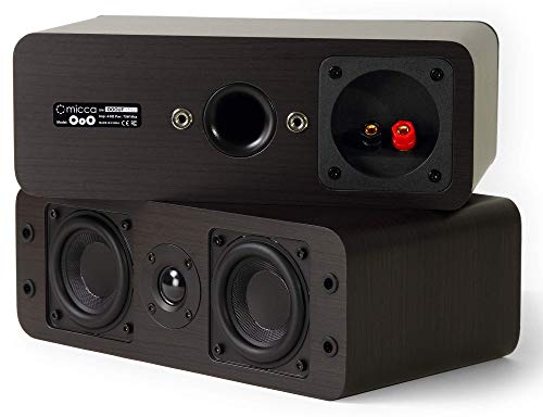 Micca Ooo Bookshelf Speakers With 3-Inch Woofers And Silk Tweeter (Dark Walnut, Pair) (Renewed) #TOP3