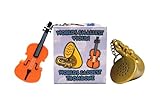 MunnyGrubbers - Original World's Smallest Violin & World's Saddest Trombone Toy Keychain with Playable Sad Sound - Sad Trombone - Mini Tiny Violin Keychain with Sound - Funny Meme - (WSV-V1-1P-WT)
