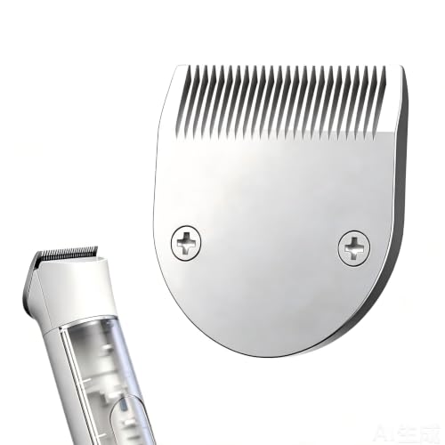 oneisall Replacement Stainless Steel Blade for BM3 Transparent-Chamber Dog Clipper (Clear See-Through Body Only), Detachable Sharp Clipper Blade, NOT for Opaque Solid-White BM3 Vacuum New Model