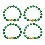 Artibetter Pulsera para de Muñeca 4 Piezas de Simulada Verde Ligera y Delicada para en Uso Diario y Fiestas