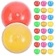 Homoyoyo Plastikkugeln zum Befüllen, 50pcs Lotteries Kugeln zum Befüllen 38mm Gachapon für Befüllbare Weihnachtskugeln Kaugummiautomat Kinderparty