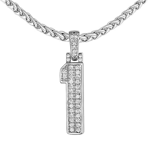FindChic Number Pendant Necklace Sports Baseball Chain for Men Jewelry Gift — $16.99 (15% off)