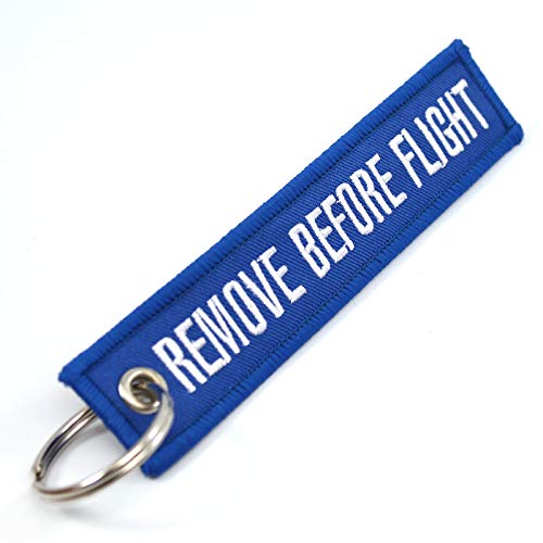 Rotary13B1 Remove Before Flight Keychain - Blue