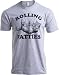 Rolling Fatties - Funny Cat Shirts for Men, Hilarious Novelty Clothing Rollin Cat T-Shirt - (Men,XL)