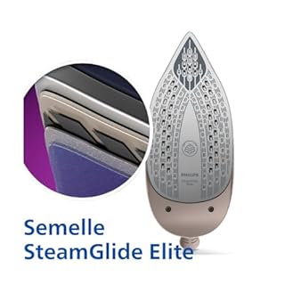 Philips Centrale Vapeur PerfectCare Série 7000 - Puissance 3120W, Effet pressing 600g, Pression 8.5 bars, Technologie OptimalTEMP, Eco, semelle SteamGlide Elite, Réservoir de 1.5L, Beige (PSG7200/60)