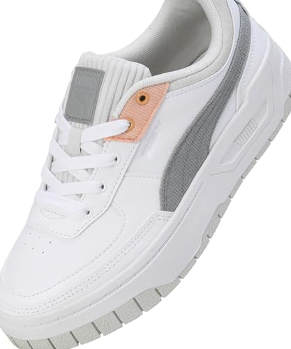 Puma Cali Dream CC WNS Chaussures de Sport pour Femme Blanc-Sedate Gris 38 EU, Puma White Sedate Gris, 38 EU