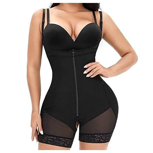 Shapewear Bodysuit for Women Tummy Control, BBL Fajas Colombianas Postpartum Full Body Shaper Slimmer High Waist Butt Lifter