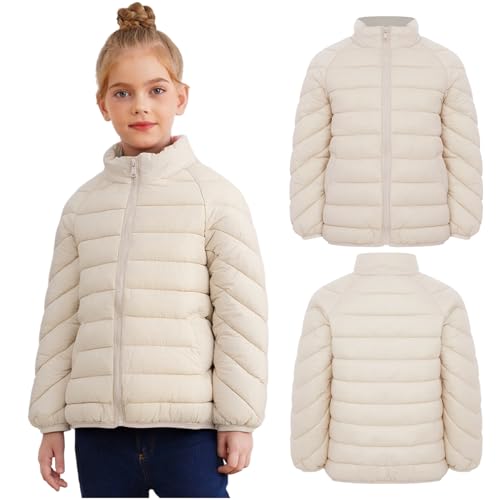 Image of Oyolan Kids Girls Boys Warm Winter Coat Windproof Puffer Jacket Lightweight Packable Down Coat Outerwear