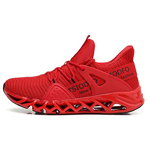 Ezkrwxn Walking Shoes For Women Running Shoes Mesh Breathable Slip On Ladies Gym Workout Athletic Tennis Jogging Sneakers Red Size 10 #TOP1