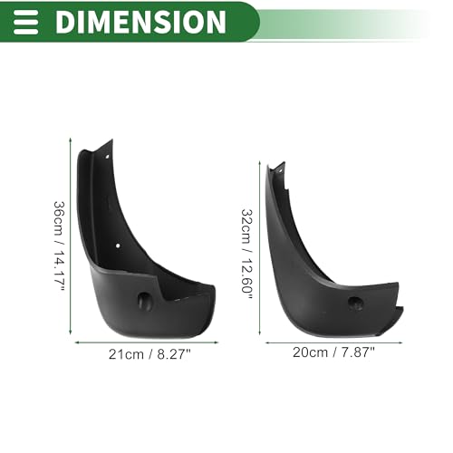 Image of Motoforti Mud Flaps Splash Guards Mud Guards for Nissan Qashqai 2006-2015 W /Mount Accessories