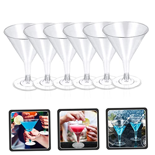 Luxshiny 24 Peças De Vidro De Champanhe Descartável Copos Descartáveis ​​Copos De Champanhe De Plást