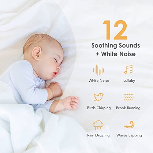 One Fire Night Light For Kids+White Noise Machine Baby Night Light, 9 Colors Portable Night Light Kids Night Lamp, Dimmable Nursery Lamp Kids Night Lights For Bedroom, Remote+Timer Battery Night Light #TOP2