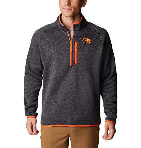 Image of Columbia NCAA mens Collegiate Canyon Point Sweater Fleece Half Zip