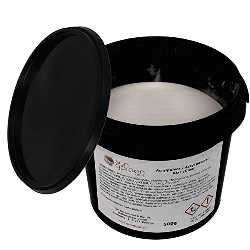 Polvere acrilica trasparente 500 g - unghie acriliche in polvere acriliche - polvere per unghie acriliche - polvere acrilica per unghie modellante