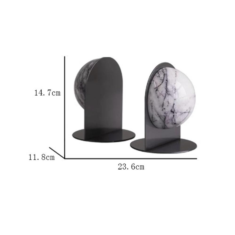 Podpórki do książek na półki Marmurkowe podpórki do książek Podpórki na biurko Dekoracje domu, biblioteki, biura