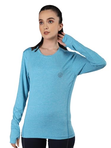 Image of CHKOKKO Tshirt for Woman Regular Fit Gym Workout Lightweight T Shirt for Women Breathable Round Crew Neck T Shirts for Sports Like Training, Running