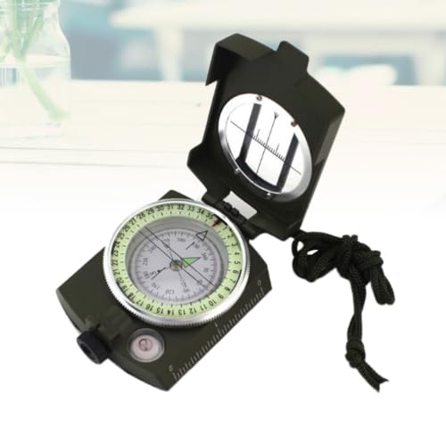 Brújula de Bolsillo Plegable Multifuncional con Medición de Azimut y Pendiente miniatura 5