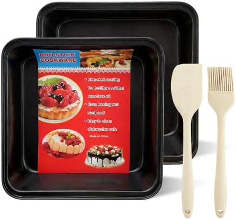 TZona 8x8 Baking Pan,Square Cake Pan,Nonstick Square Baking Pan f...