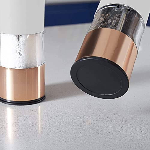 Ncrd Electric Pepper Grinder, 2Pcs Automatic Salt And Pepper Grinders Set Adjustable Spice Mills Peppercorn Grinder Battery Operated #TOP4
