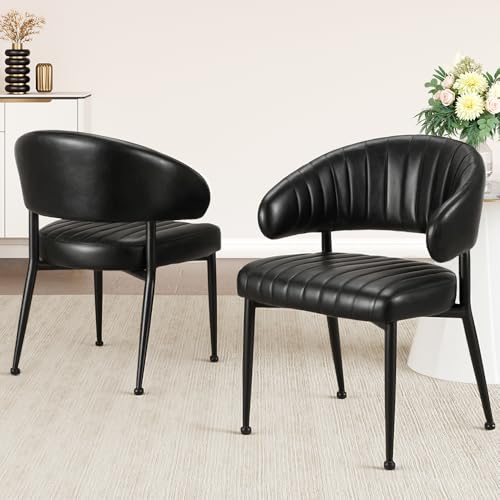 guest chairs upholstered-leather