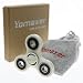 Yomaxer Fidget Spinner Tri-Hand Spinner 608 Hybrid Ceramic Bearing Nylon Solid Build Round Edge EDC Toy Good for ADHD ADD Autisms (Cream white)