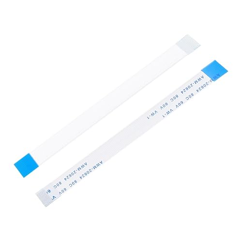 Vista 82 de uxcell Cable plano flexible FFC, 5 clavijas de 0.020 in de paso de 1.181 in FPC FFC cable de cinta flexible para TV LCD, audio de coche, reproductor