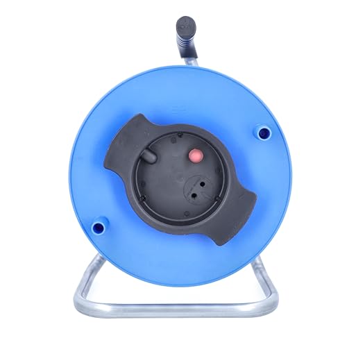 Carrete de cable para camping vacío as - Schwabe con interruptor térmico IP44 3