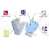 Meteor - Kids Cycling Gloves – Fingerless Bike Gloves, Faux-Leather Palm & Foam Padding – Breathable Cycling Accessories – Shock-Absorbing – Racing Motif - Size JR M ~7-7,5cm 2.7-2.9inch - Image 7