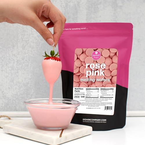 Sweet Shoppe Rose Pink Melting Wafers, 2 pounds