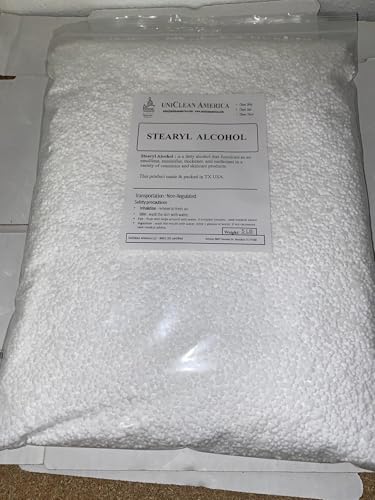 Stearyl Alcohol - High Purity - for Industrial & Beauty Use – Made in USA – Weight 30lb