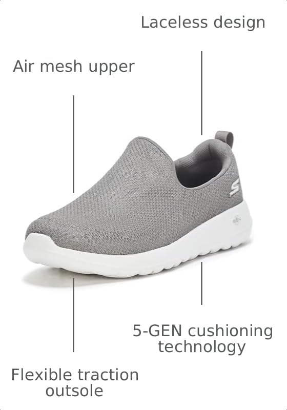 Image of Skechers Men's Go Walk Max Air Mesh Slip-on Walking Shoes