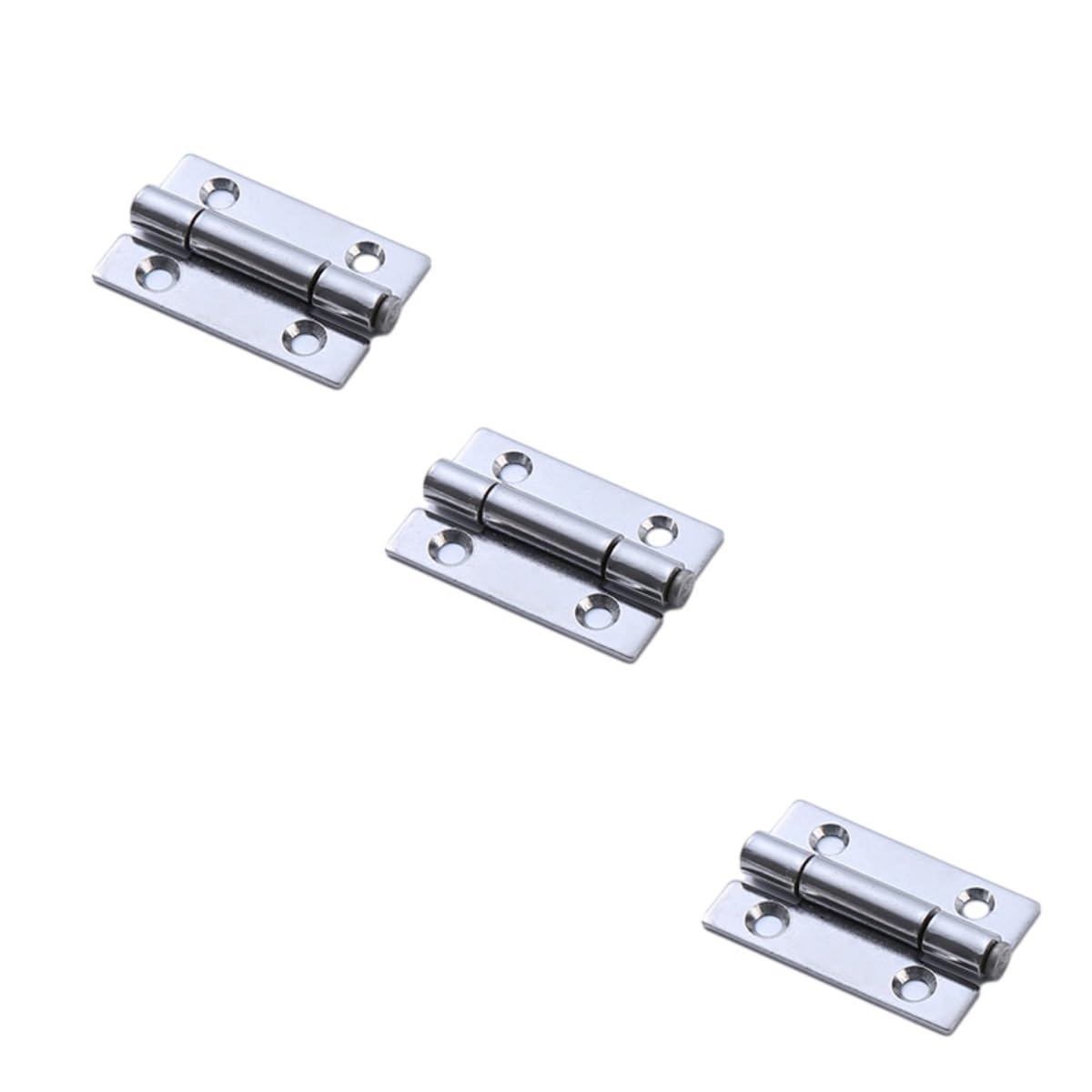 Vfdaswqq 5.08*0.32Cm Hinges, Metal Hinge 4Pcs Of Stainless Steel Thickened Cabinet Door(5.08 * 0.32Cm)