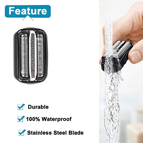 Shaver Foil & Cutter Blade For Braun Series 3 32B 320S-4 340S-4 350Cc-4 330S-4 #TOP4