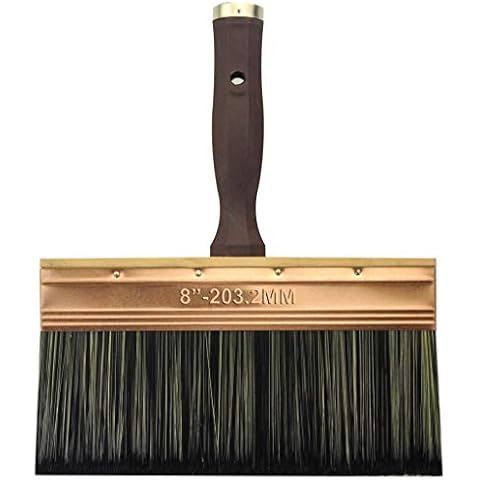 KingOrigin 8 inch Deck Stain Brush Work with Stain,Paint and Sealers with Useful Extension Pole Cover