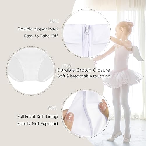 Image of DANSHOW Tank Dance Leotards for Girls,Back M Straps