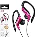 JVC HAEB75P Sports Clip Headphone, Pink