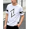 KENAIJING Men's Cotton T-Shirt Short Sleeve Casual Round Neck Basic Tee S-3XL (S, White) #4