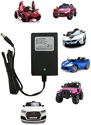 12V Kids Powered Wheel Charger, 12 Volt Battery Charger for Children's Electric Ride On Car Competiable with Audi BWM Mecerdes-Benz Battery Power
