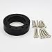 1.0" Steering Wheel Hub Adapter Extension Spacer Black