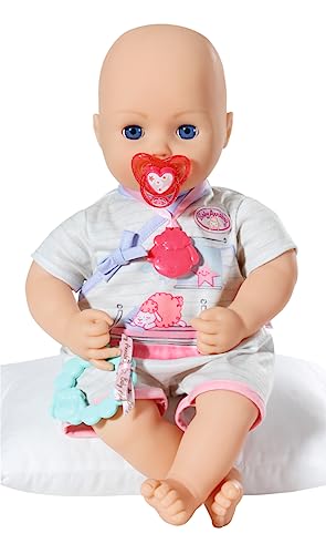 Zapf Creation 703267 Baby Annabell Mix & Match Set - pro malé děti od 3 let - vhodné pro malé dětské ruce - včetně dupačky, trička, kalhot, bundy a dalších