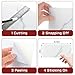 AKOLAFE 96PCS 3x6 Renter Friendly Backsplash Tile Peel and Stick Backsplash for Kitchen Wall Bathroom Clearance Peel & Stick Wall Tiles Waterproof Stick on Back Splash Self Adhesive White Subway Tile