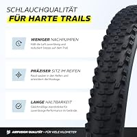 Alphatrail MTB Fahrradschlauch Rick 27.5 Zoll SV Französisches Ventil 2X Set mit Mobilitätsgarantie I Kompatible Fahrradreifen Schwalbe, Continental, Conti, Maxxis, Onza & Michelin Fahrrad Schlauch – Ansicht 4