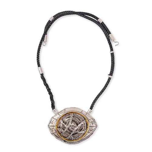 Toynk Marvel Studios Doctor Strange in the Multiverse Of Madness Silver-Plated Eye Of Agamotto Prop Replica Necklace | Officially Licensed Collectible