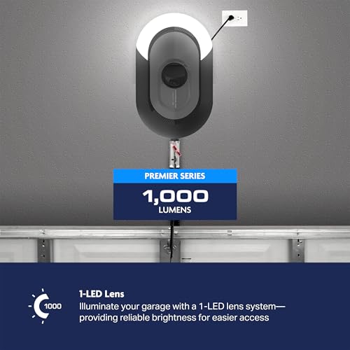 Chamberlain 1 HP Belt Drive Smart Garage Door Opener with Built-in Camera, Single LED Lighting, Battery Backup, and myQ Connectivity by CHAMBERLAIN - Image 5
