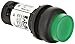 Eaton C22S-DRLH-G-K10-24 Pushbutton Switch, Illuminated, Extended Mounted, Maintained Operation, Green LED Color, Black Bezel Color, SPST-NO Contacts, 24VAC/VDC Voltage