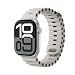 Produktbild VONMÄHLEN Wave Band 2  Sportliches Silikonarmband aus recyceltem Material, wasserfest, sichere Passform, kompatibel mit Apple Watch - Größe 44 | 45 | 46 | 49mm - cream