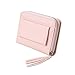 Produktbild Piebo_Schuhe & Handtaschen Clutch Piebo Damen Kleine Leder Geldbörse Kartenhalter Mädchen Münze Portemonnaie Kurz Geldbeutel mit Reißverschluss Wallet (Rosa)