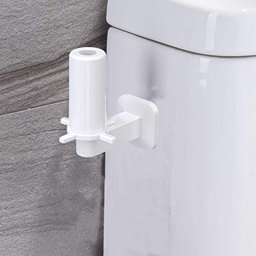 Self Adhesive Toilet Paper Holder, Paper Towel Holder - Bathroom Toilet Paper Holder Stand - Easy Installation No Drilling (White) #TOP2
