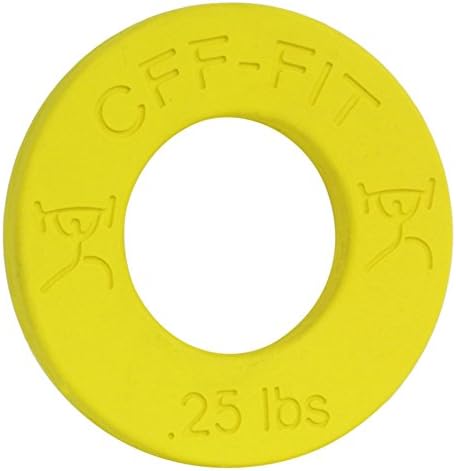CFF 0.25 lb Competition Rubber Fractional Weight Plates - Pair…