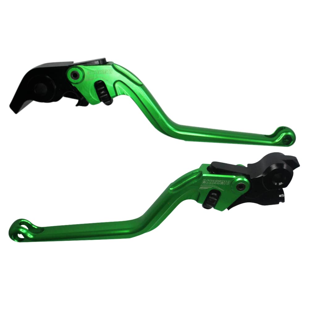 Palancas verdes Accossato evita holgura en KTM 690 Duke R 2014-2019